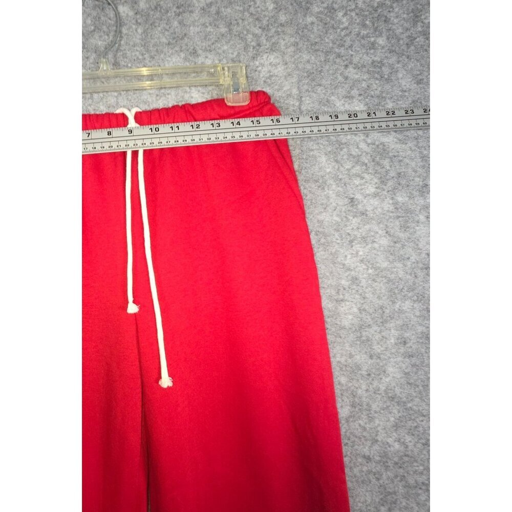 DAZY Women’s Red Sweatpants Size M Athletic Joggers Pull On Lounge Relaxed Fit - Picture 2 of 7